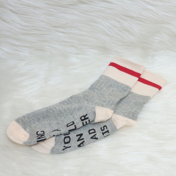 NEW! Mid Ankle Striped Bring Me Beer Socks - Picture 2 of 3